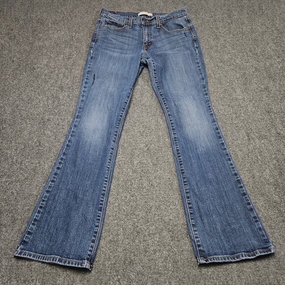 Levis 515 Boot Cut Jeans Size 32 (32 inseam) Blue Y2K Stretch Denim - Picture 1 of 10